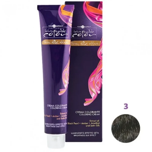 3/ Темно-каштановый, Inimitable Color Coloring Cream - Hair Company 100 мл  