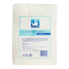 Полотенце спанлейс 45х90см 50г/кв.м белый 50 шт/инд.сл. - White Whale