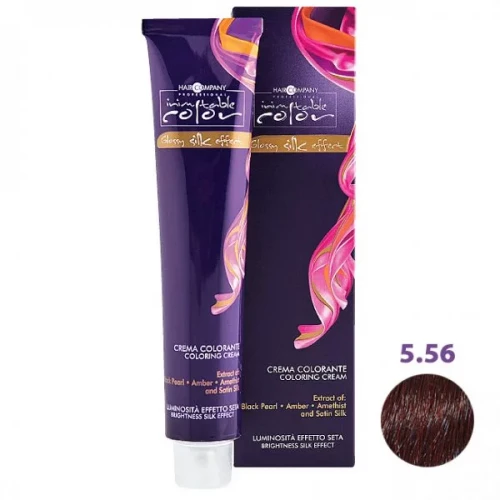 5/56 Светло-Каштановый Махагон Красный, Inimitable Color Coloring Cream - Hair Company 100 мл