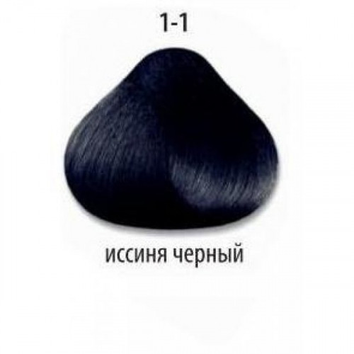 1/1 Иссиня Черный стойкая крем-краска для волос Delight TRIONFO 60 мл