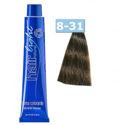 8/31 Светло-русый Золотисто-пепельный - Hair Company Краска для волос Hair Light 100 мл  