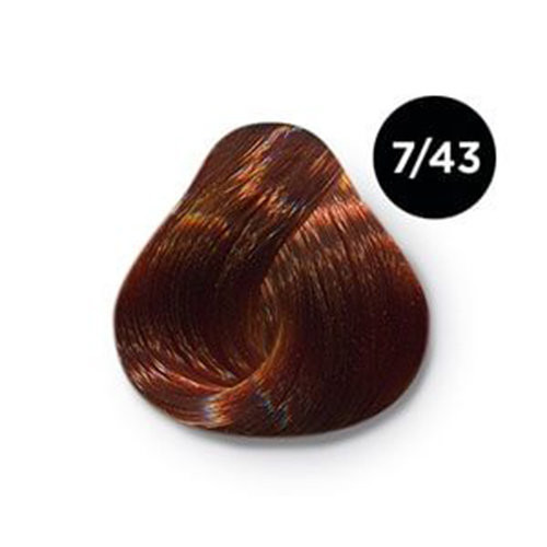 Ollin Color - 7/43 Русый медно-золотистый Перманентная крем-краска для волос 60 мл
