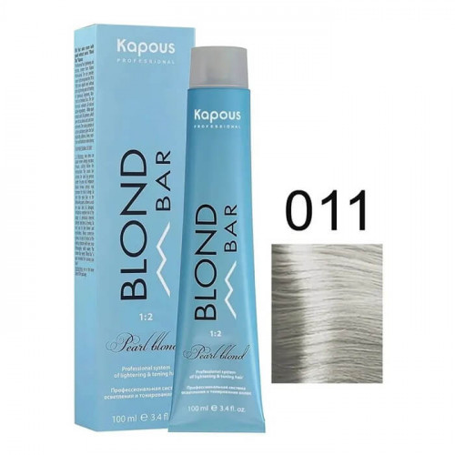 BB 011 Дымчатый сандрэ, крем-краска для волос с экстрактом жемчуга «Blond Bar» 100 мл