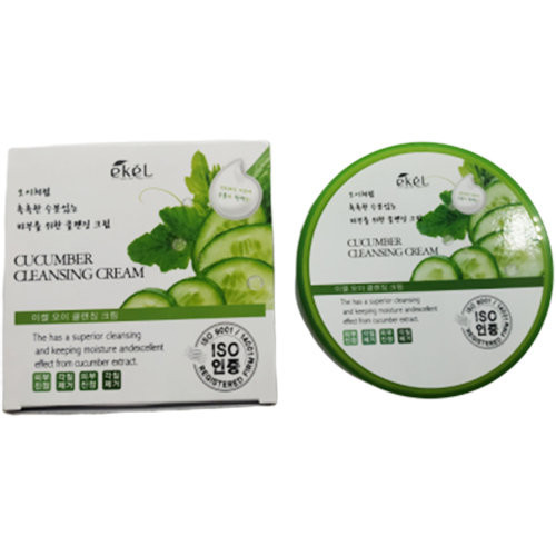 Очищающий крем для снятия макияжа с экстрактом огурца Ekel Cucumber Cleansing Cream 300 мл