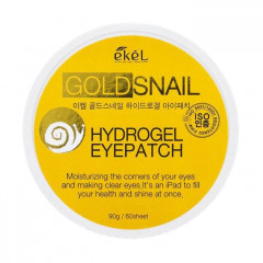 Патчи для глаз с экстрактом улиточного муцина и Золотом, Eye Patch Gold Snail - Ekel 90 г /60 шт