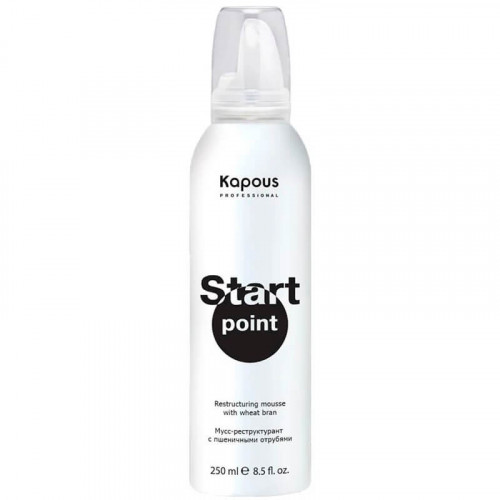 Мусс-реструктурант «Start Point» с пшеничными отрубями - Kapous Professional 250 мл
