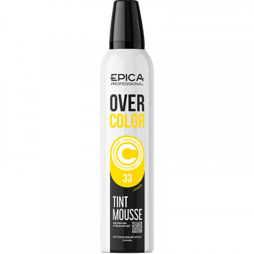 Оттеночный мусс для волос «Лимон» 33 «OVERCOLOR» — EPICA, 250 мл  