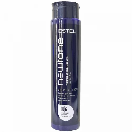Тонирующая маска Newtone 10/6 Светлый блондин фиолетовый - Estel Haute Couture 400 мл