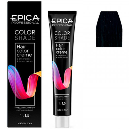 1.0 Черный холодный Крем краска Colorshade — EPICA 100 мл   