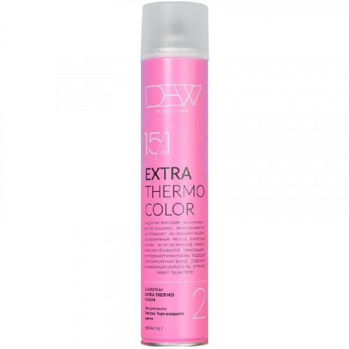 Лак Extra Thermo Color 15 в 1 Экстра Термозащита цвета для волос, Dew 500 мл