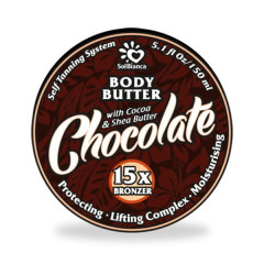 Твердое масло - автозагар "Шоколад" - SolBianca Body Butter 150 мл