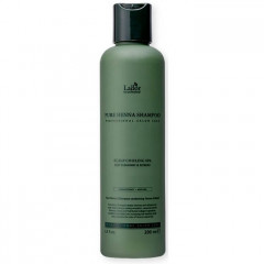 Укрепляющий шампунь для волос с хной и ментолом - La'Dor Pure Henna Shampoo 200 мл