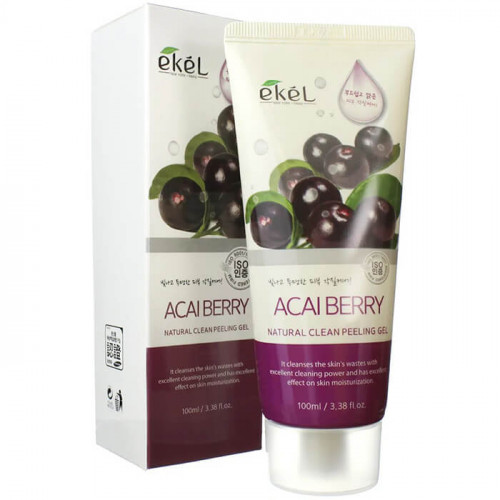 Пилинг для лица с Ягодами Асаи, Peeling Gel Asaiberry - Ekel 100 мл