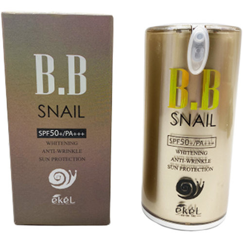 ВВ-крем для лица с улиточным муцином Ekel BB Snail pump Cream SPF 50 + PA +++ (21 тон) 50 г