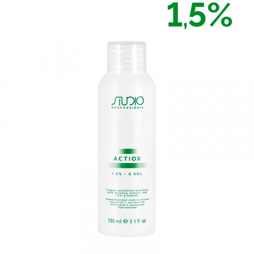 1,5% SOFT «ActiOx» Кремообразная окислительная эмульсия с экстрактом женьшеня и рисовыми протеинами - Kapous 150 мл