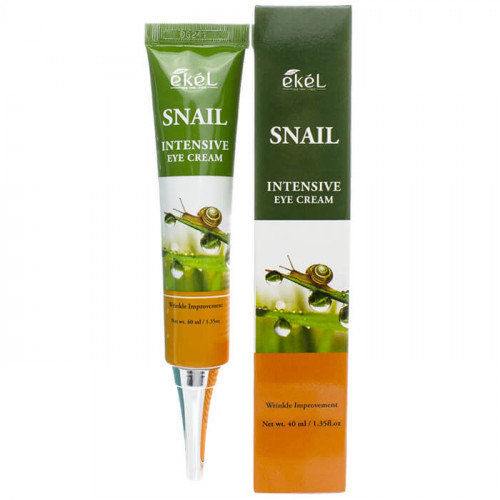 Крем для век с муцином улитки, Intensive Eye Cream Snail - Ekel 40 мл